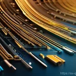 Home 16 양자 컴퓨터의 시장 전망 - Here are three detailed image generation prompts in English, inspired by the provided text about qua...