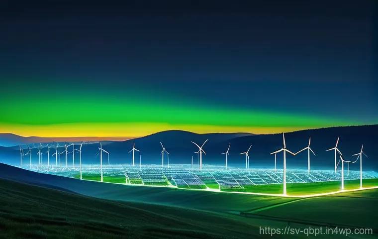 양자 기술과 에너지 절약 기술의 융합 - **Prompt:** A dynamic and sleek composition illustrating the revolutionary impact of new quantum mat...